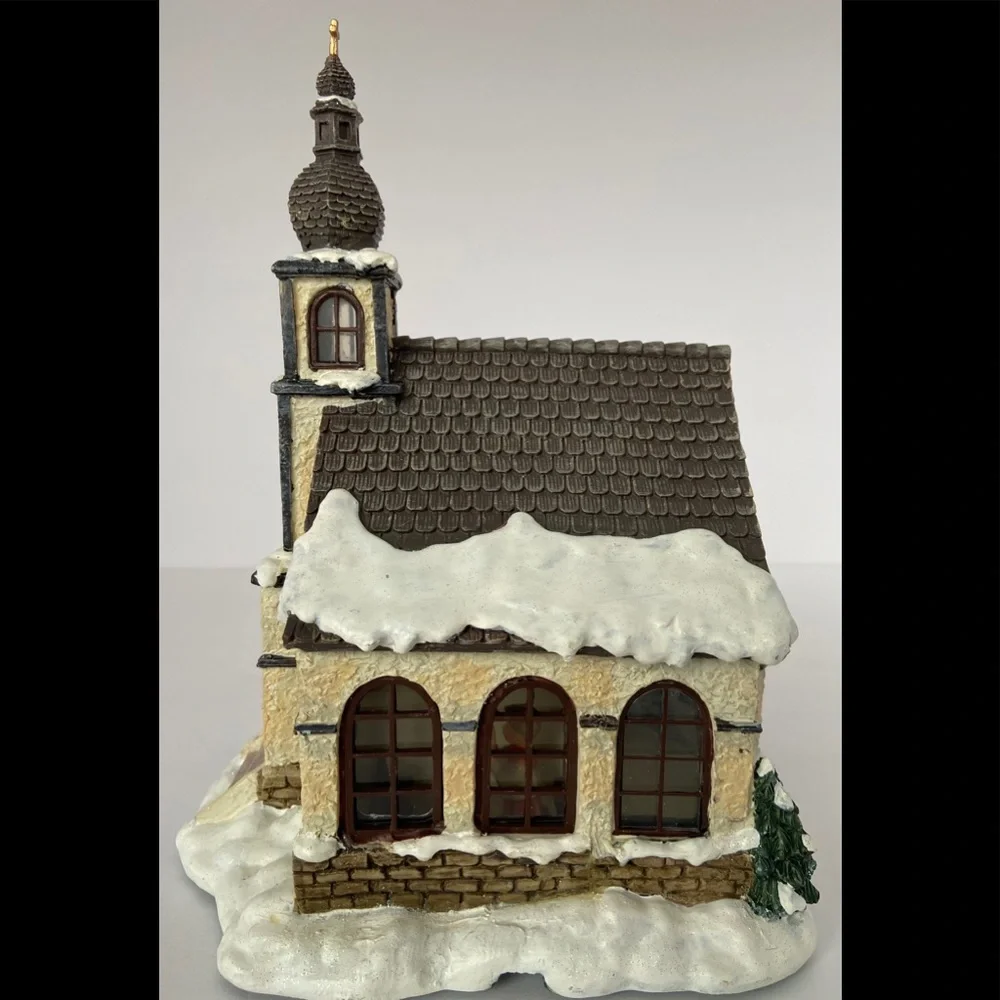 HAWTHORNE CHRISTMAS VILLAGE “RARE”-  HOLY NIGHT CHAPEL - Picture 4 of 15